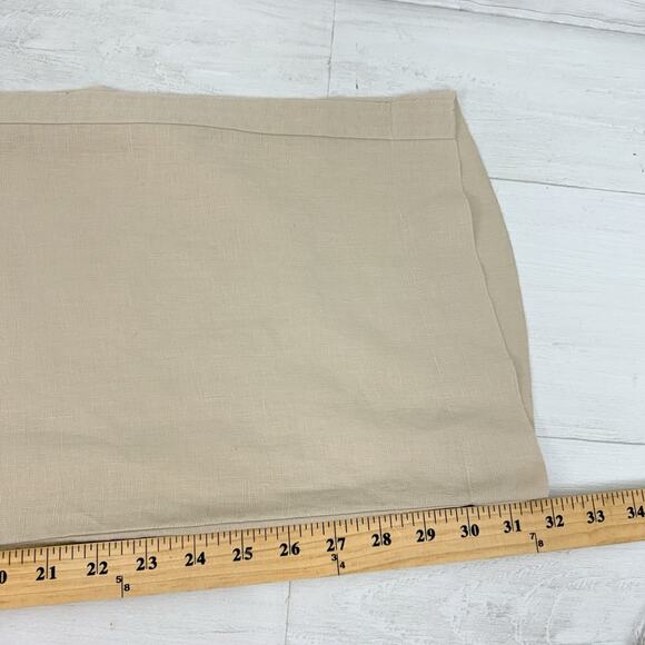 NWT Quince 100% European Linen‎ Wide Leg Pants Size Large Driftwood Cream Beach - Picture 14 of 16